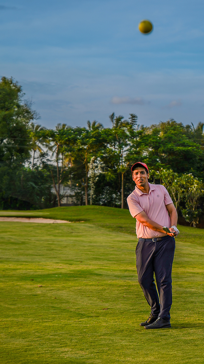 Sumeru Bahuguna, founder of Tee Off India